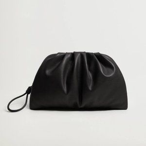 Mango Bags Mango Large Pleated Volume Clutch Dumpling Bag Poshmark